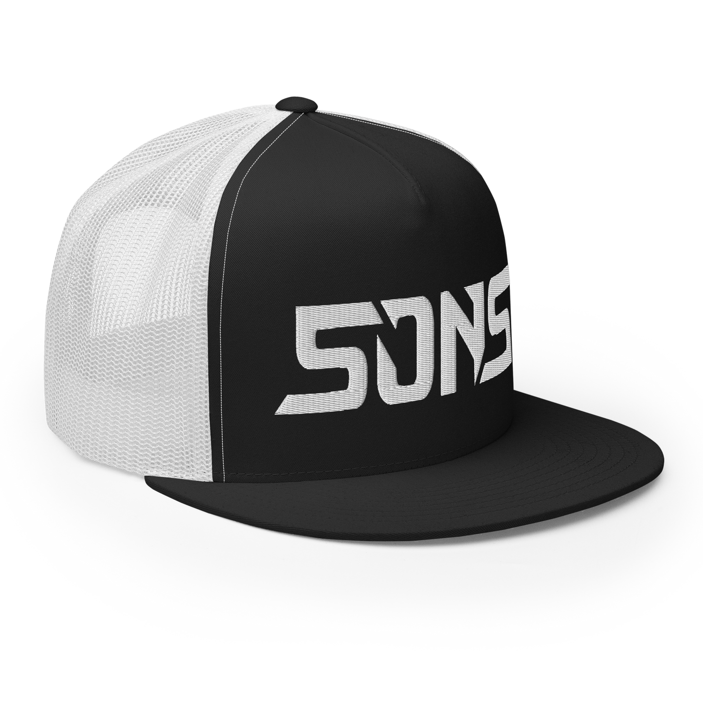 Side view of Sons Snapback Hat showing snapback closure.