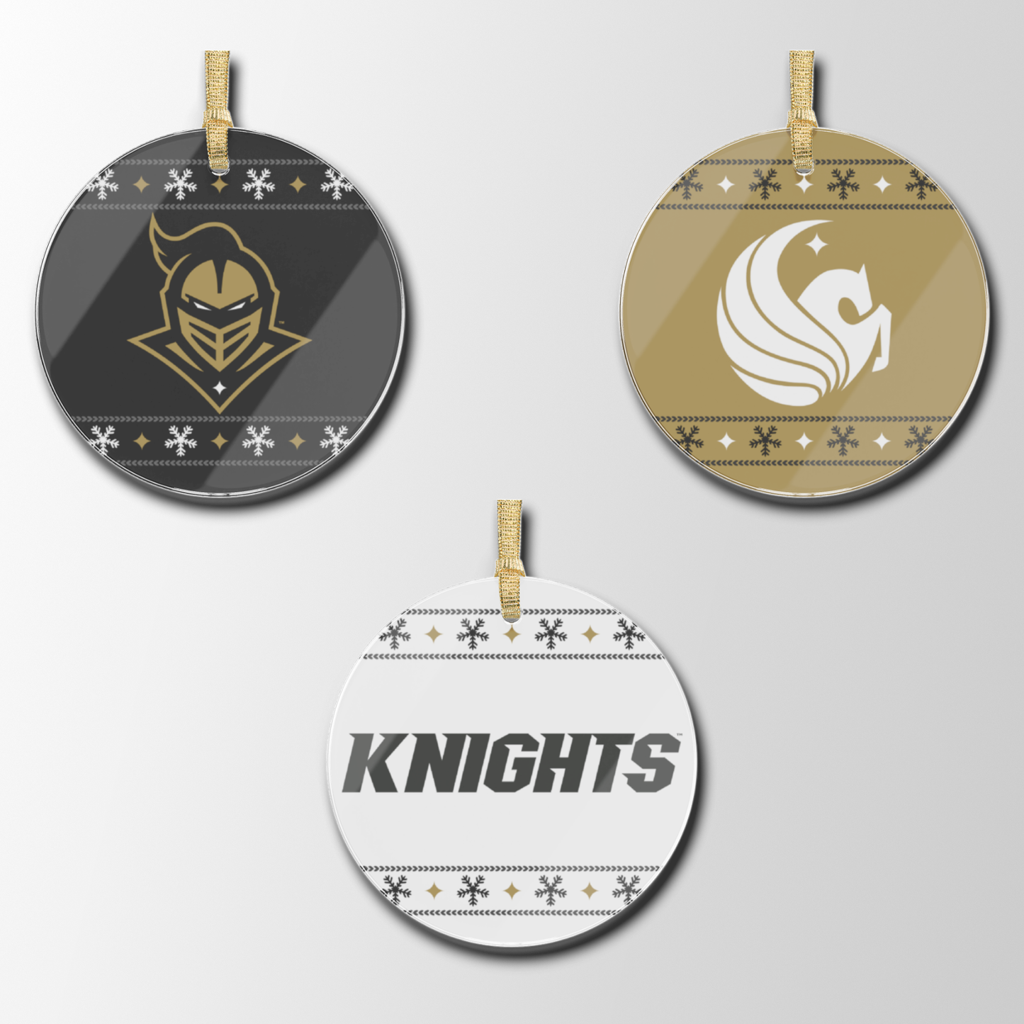 UCF Ornament Set (3-Pack) – Official Ugly Sweater Collection